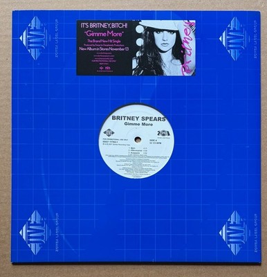 Britney Spears   Gimme More RARE promo 12'' vinyl maxi-single '07