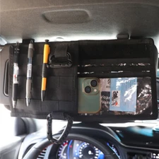 Car Sun Visor Pocket Organizer Personal Belonging Storage Pouch for Trucks Cars