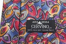 3679) CERVINO MEN'S TIE 100% SILK MADE IN USA