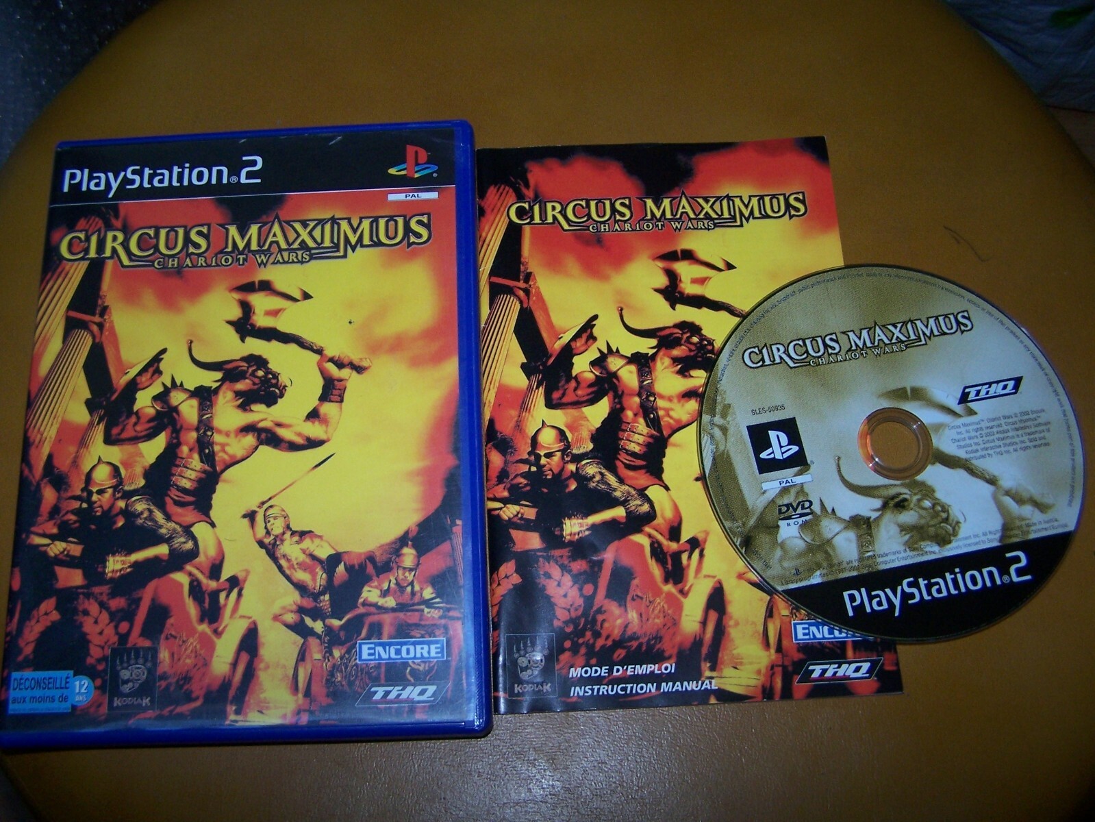 CIRCUS MAXIMUS CHARIOT WARS  -  PS2 - VF - BOITE CD LIVRET
