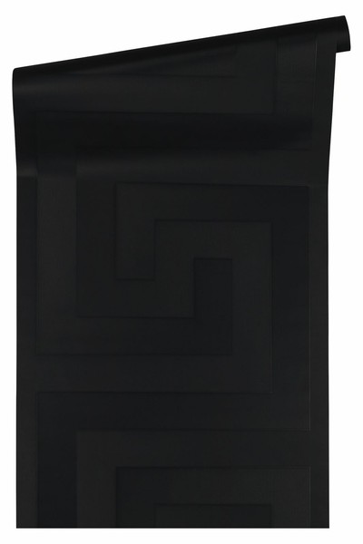 Versace Home Tapete Vlies Griechisch Schwarz Glanz 93523-4 (10,16€/1Qm)-image