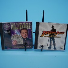Indiana Jones and the Infernal Machine (PC, 1999) & Who Wants To Be A Millionair