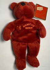 NFL JOE MONTANA SALVINO'S BAMMER SIGNATURE SERIES BEAR AUTO SN 556/1980
