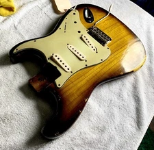 JVG ST BODY RELIC  Lacquer  50s ThinSkin 2 Tone SUNBURST ORDER HERE JVGuitars