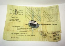 One Stancor Chicago Standard TA-34 Transistor Interstage Transformer NOS