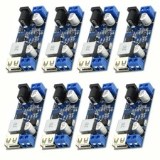 8 Packs 24V / 12V To 5V 5A Power Module DC-DC Step-Down Power Supply Converter