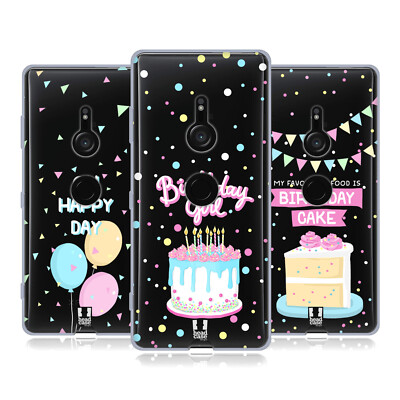 HEAD CASE DESIGNS BIRTHDAY SOFT GEL CASE FOR SONY PHONES 1