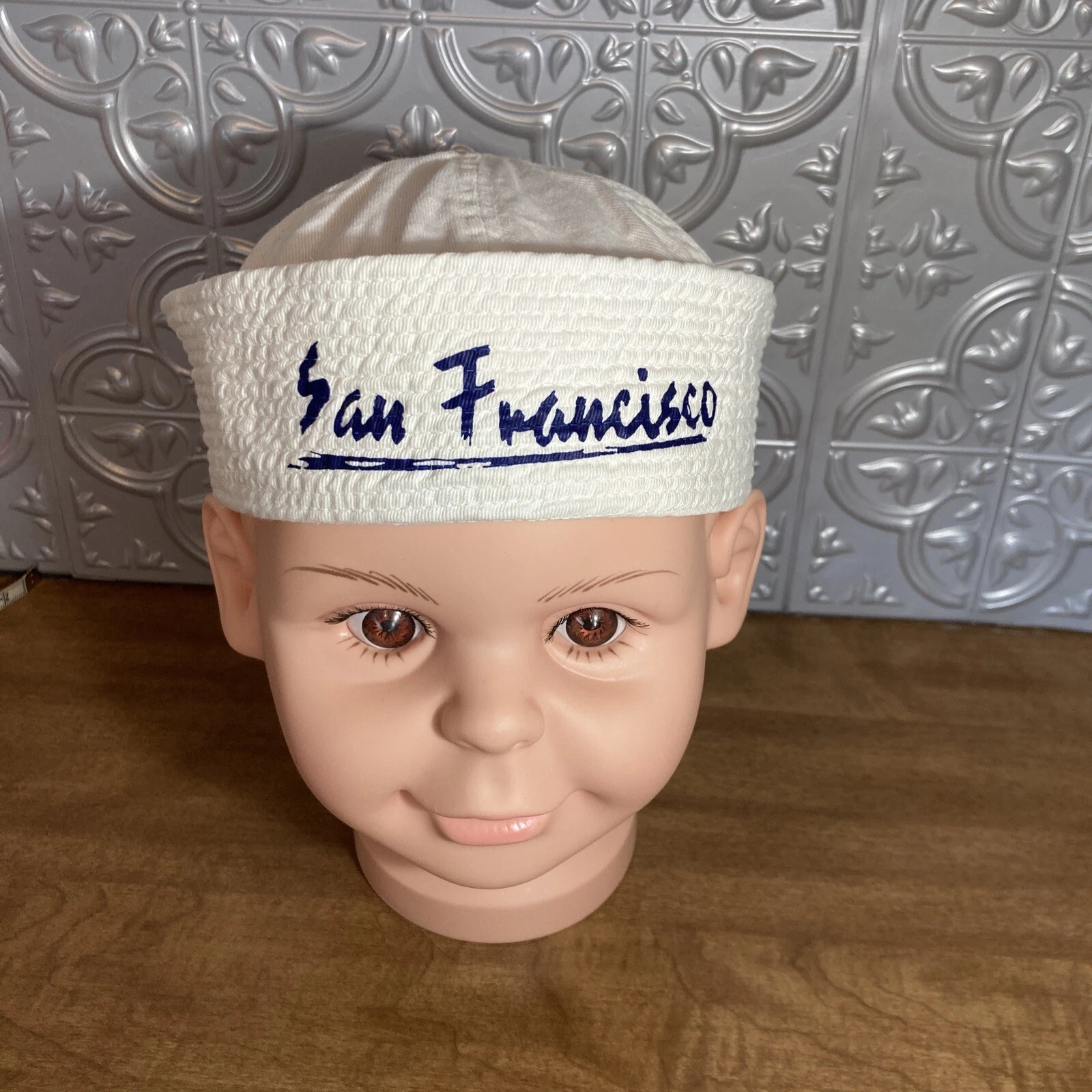 vintage baby sailor hat San Fransisco Triangle Headwear
