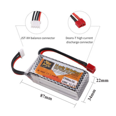 ZOP POWER 3S 11,1V 1500mAh 100C Lipo Batterie Für RC Auto Flugzeug Hubschrauber