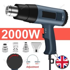 Image of 2000W Professional Hot Air Heat Gun Variable Temperature Paint Stripper 4 Nozzle