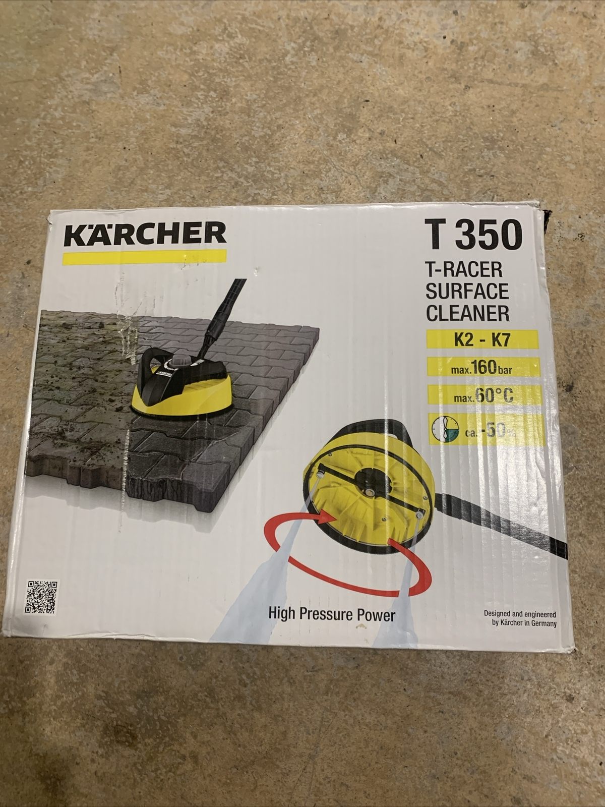 Brand New Never Used Karcher T350 Surface Cleaner T Racer Patio Fits k2