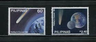 E311  Philippines 1986    comet space Halley   2v.  MNH