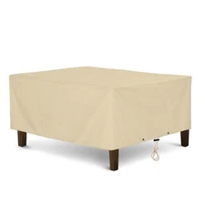 Outdoor Ottoman Cover Heavy Duty Waterproof Rectangular Coffee Table Cover Pa...