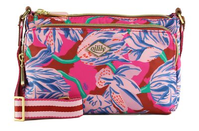 Oilily Xena Shoulder Bag Umhängetasche Tasche Tulipy Bossa Nova rosa purpur Neu