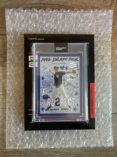 Topps Project 2020 DEREK JETER Card #251 by Sophia Chang - Yankees - IN HAND!