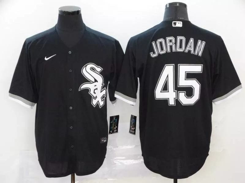 Michael Jordan Chicago White Sox White Baseball Jersey