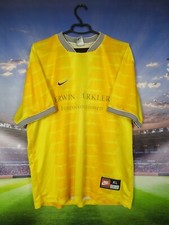 Nike Vintage Jersey Football Shirt Yellow Polyester Mens Size XL