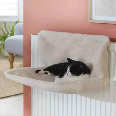 Heizkörper Katzenbett maschinenwaschbarer Bezug Lammfellimitat