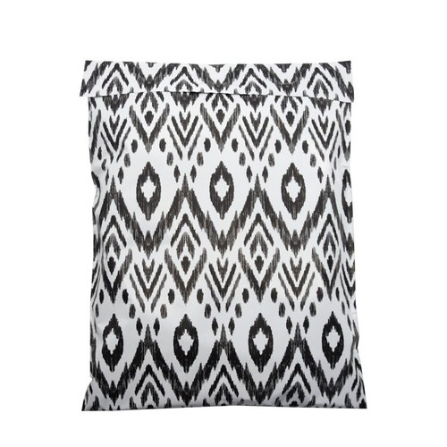 100x DESIGNER MAILER BAGS iKAT B&W PRINT 10x13'' 25x33CM POLY MAILING ENVELOPE - Picture 8 of 8