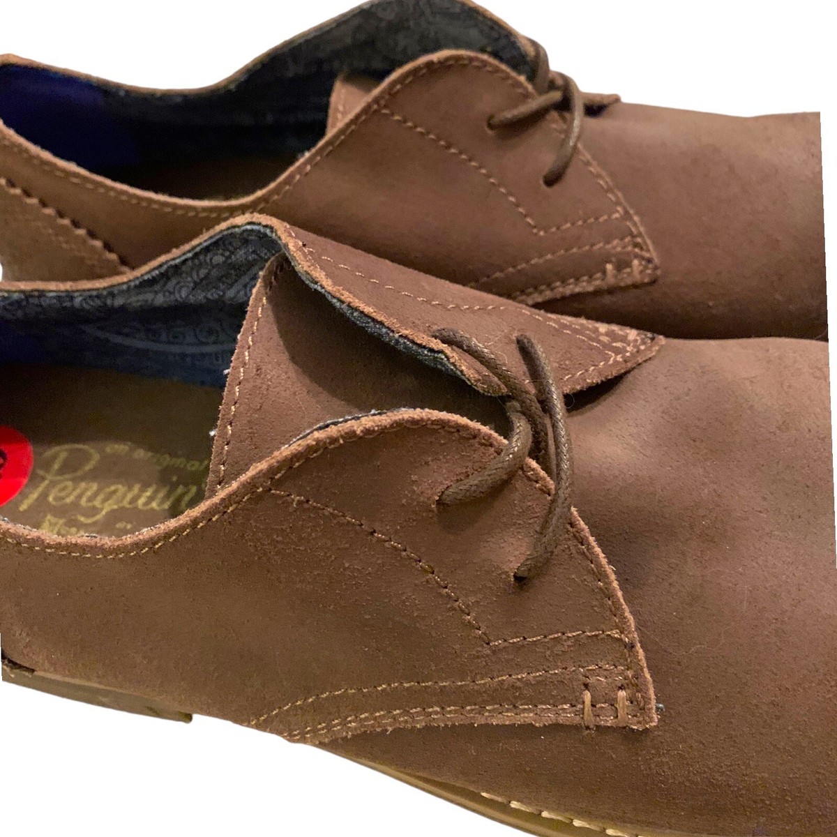 Penguin Munsingerwear Original Brown Burnished Suede “Larry 