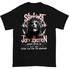 New Rare Joey Jordison 1975-2021 Shirt Rare Unisex S-234XL Shirt P766