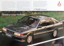 Mitsubishi 'GALANT' Hatchback Motor Car ADVERT #5 : Original 1990 Print 668/60