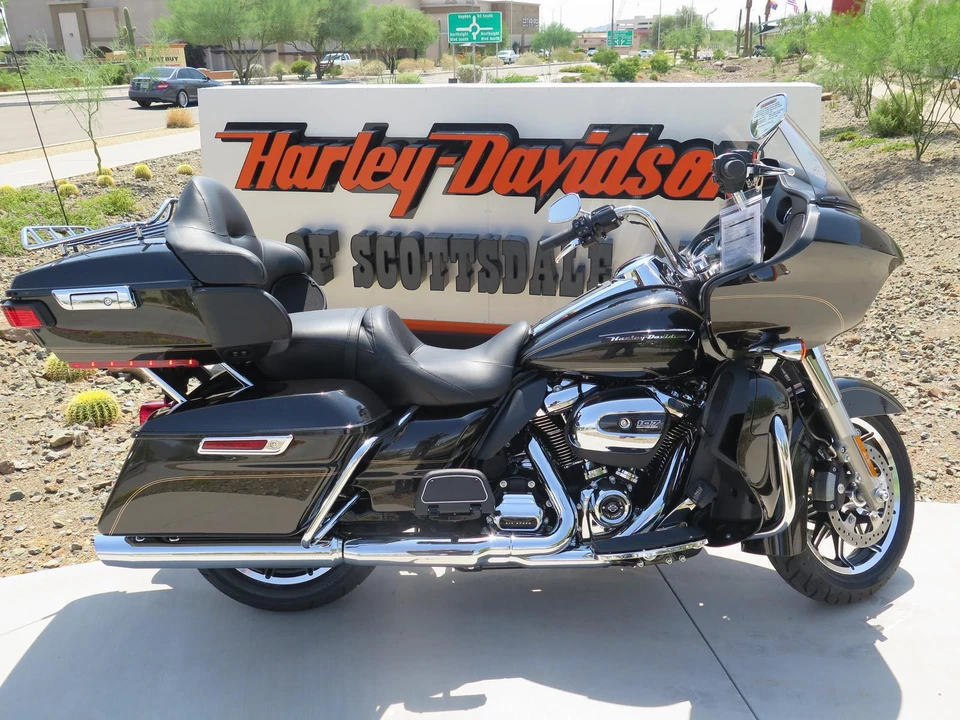 Insignia emblema tanque combustible gasolina fabricante de equipos originales para Harley Davidson CVO Touring Dyna Softail Foto 2 de 3