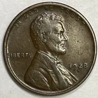 1928-D Lincoln Wheat Cent Extremely Fine XF Coin #5338