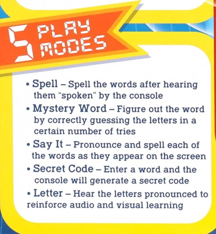 	Basic Fun Speak & Spell Electronic Game	 - Image 3 of 4