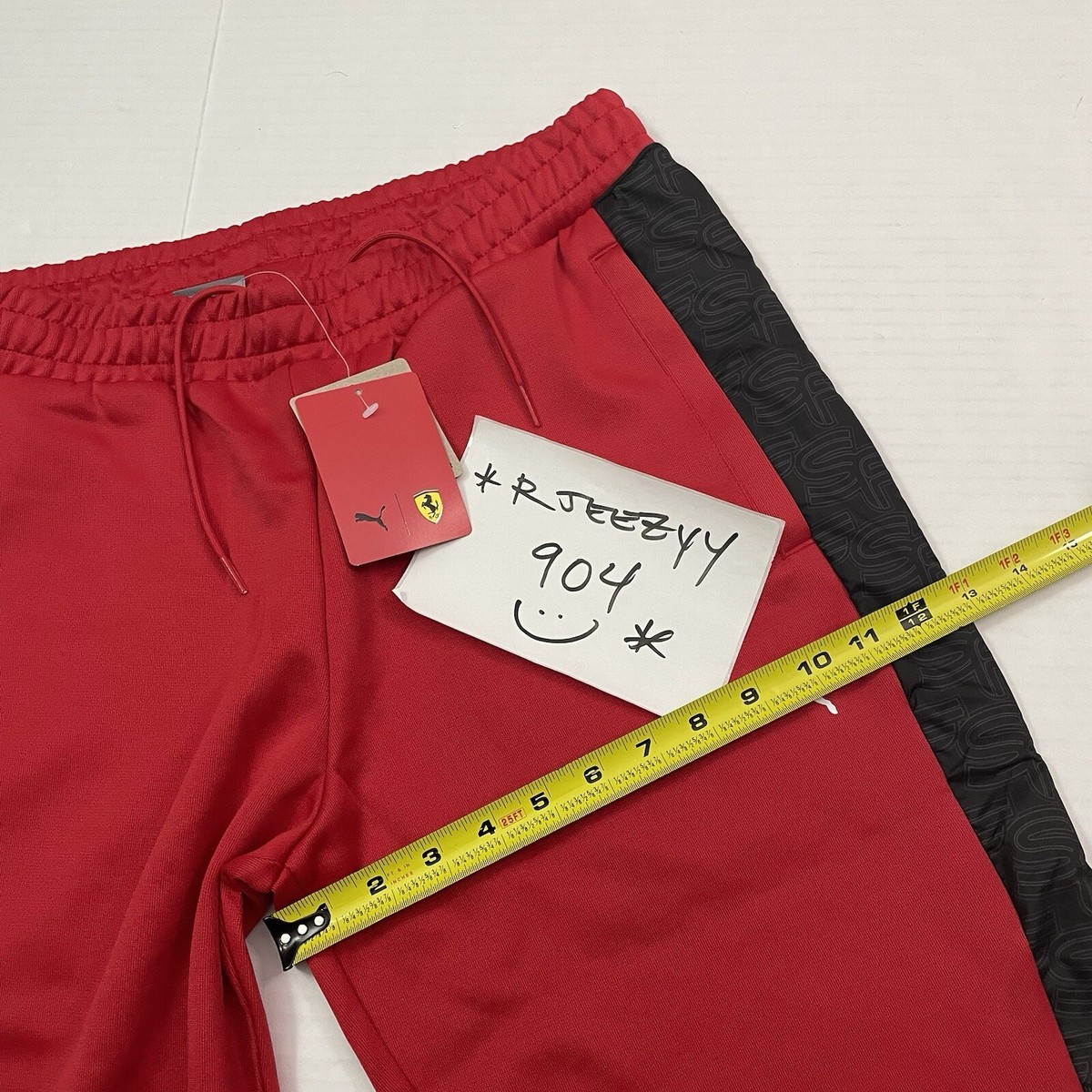 $90 Mens Size L PUMA Ferrari Scuderia Race MT7 Track Pants