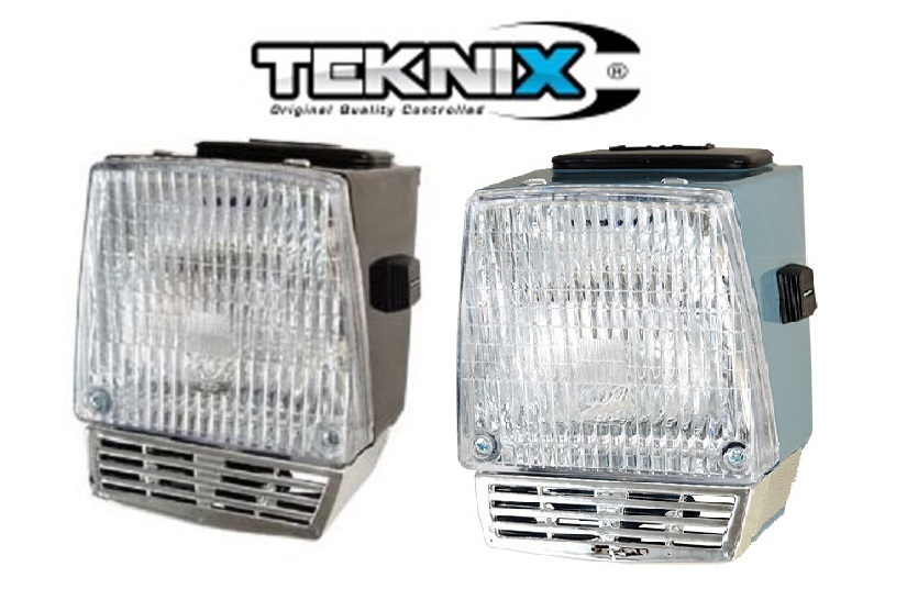 Phare avant complet 12V chrome pour cyclomoteur Motobécane MBK 88 et 51