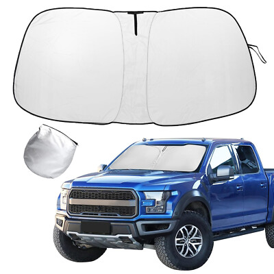 Front Windshield Sun Shade UV Block Cover For Ford F-150 2009-2014 Accessories