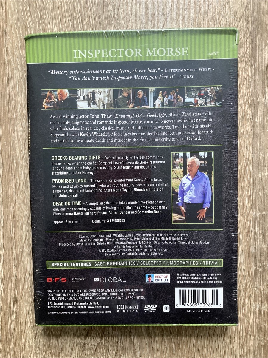 Inspector Morse: Set Seven Promised Land (3-DVD Set) New