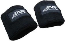 New A&R Hockey Football Lacrosse Padded Wrist Guard Molded Plastic OSFM Black