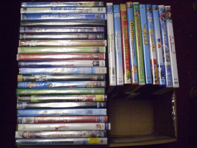 (65) Children's DVD Lot: Disney Dreamworks Shrek Narnia Rio Ice Age $1 Each