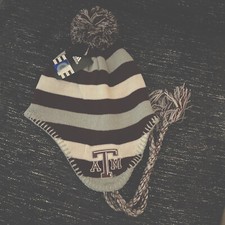 NWT A M UNIVERSITY ATM POM TASSEL HAT BOYS SIZE 8-20