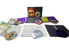 Video Game Lot of 7 Play Station 2 X Box Wii Star Wars Incredibles Strick Force