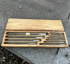 USA Taper Pin Reamer Set 0 - 10 Millersburg + Others Type L Machinist Tool Maker