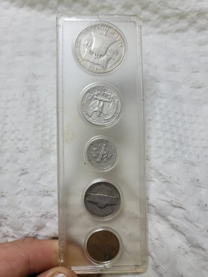 1959 Birth Year Set (5 coins) Choice BU Silver Set Special - Image 2 of 2