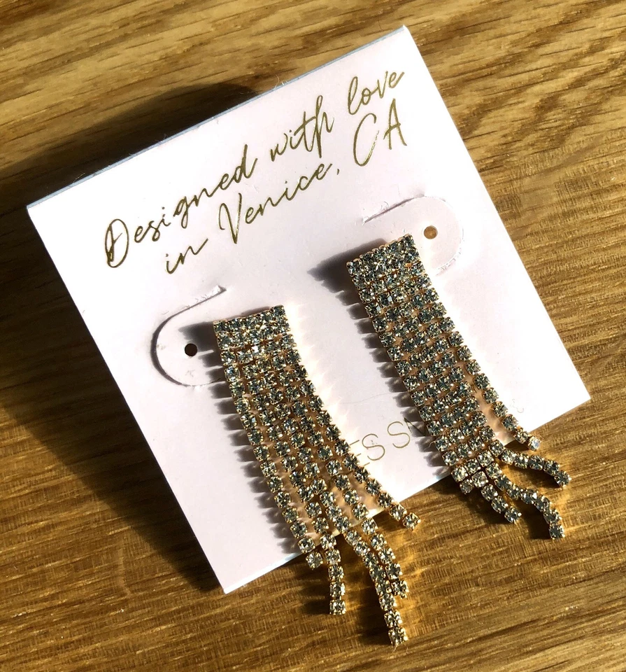 Pendientes colgantes araña cristal Harlow Jules Smith nuevos con etiquetas precio de venta sugerido por el fabricante: $86 Foto 4 de 4