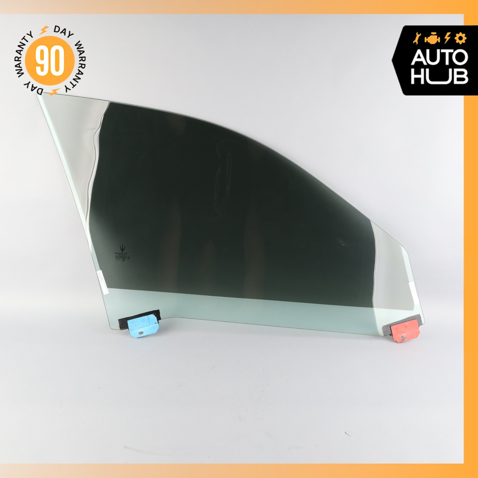 03-13 Maserati Quattroporte M139 Front Left Side Door Window Glass OEM