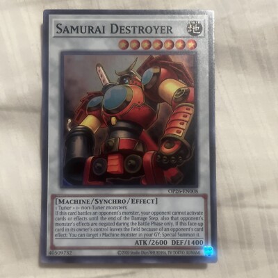 YuGiOh Samurai Destroyer OP26-EN008 Super Rare NM