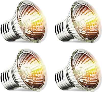 50W Turtle Reptile Heat Lamp Bulb, UVA UVB Reptile Light Bulb for Turtle Tank