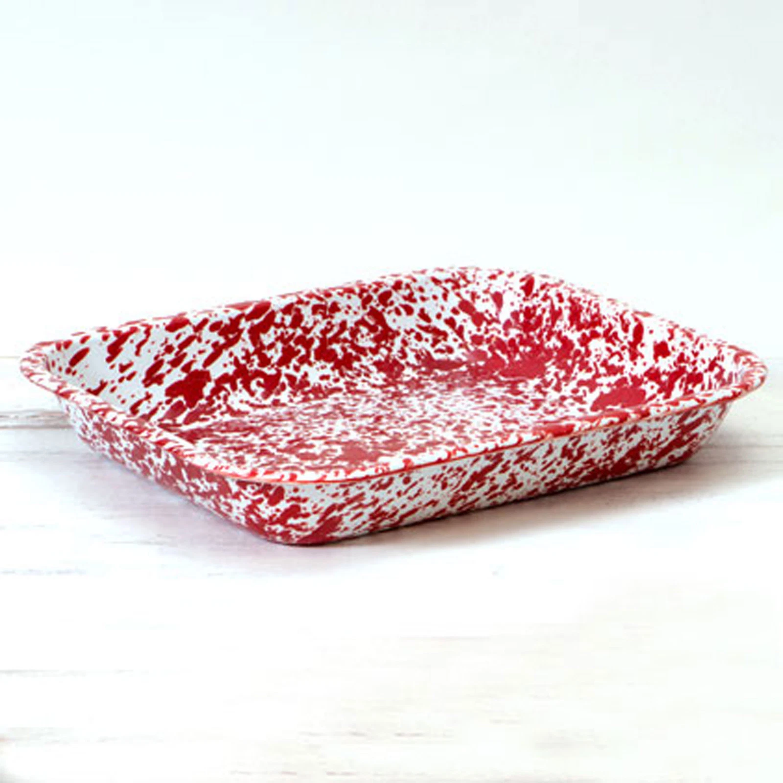 Crow Canyon Marbled Enamelware Open Roasting Baking Pan, Available in 5 Colors
Opens in a new window