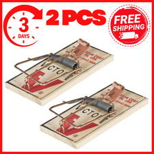 Victor Metal Pedal Mouse Trap, Disposable Reusable Mouse Traps, 2 PCS