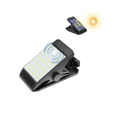Clip On Solar Lights Outdoor, 48 LEDs Motion Sensor Lights, Battery... Fast Ship