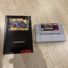 Super Ghouls 'n Ghosts Super Nintendo SNES, with Manual Dust Cover