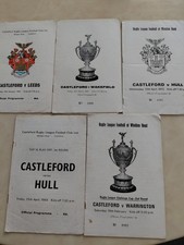 CASTLEFORD RUGBY LEAGUE PROGRAMMES