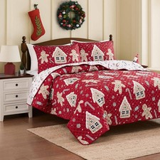 Avanti Linens - Full/Queen Quilt Set, Reversible Bedding Matching Shams, Medium