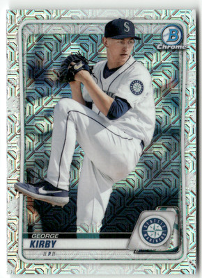 2020 Topps Bowman Chrome MLB No. BD-168 George Kirby Mojo Refractor